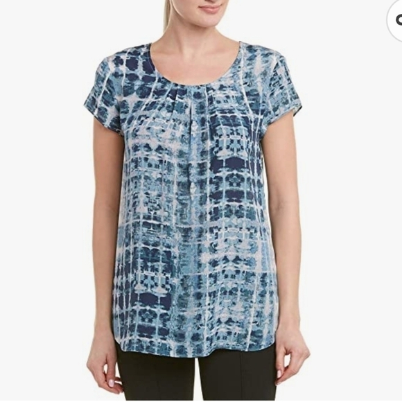 BUNDLE Nic + Zoe Silk Blend Short Sleeve Blouses - Picture 7 of 11